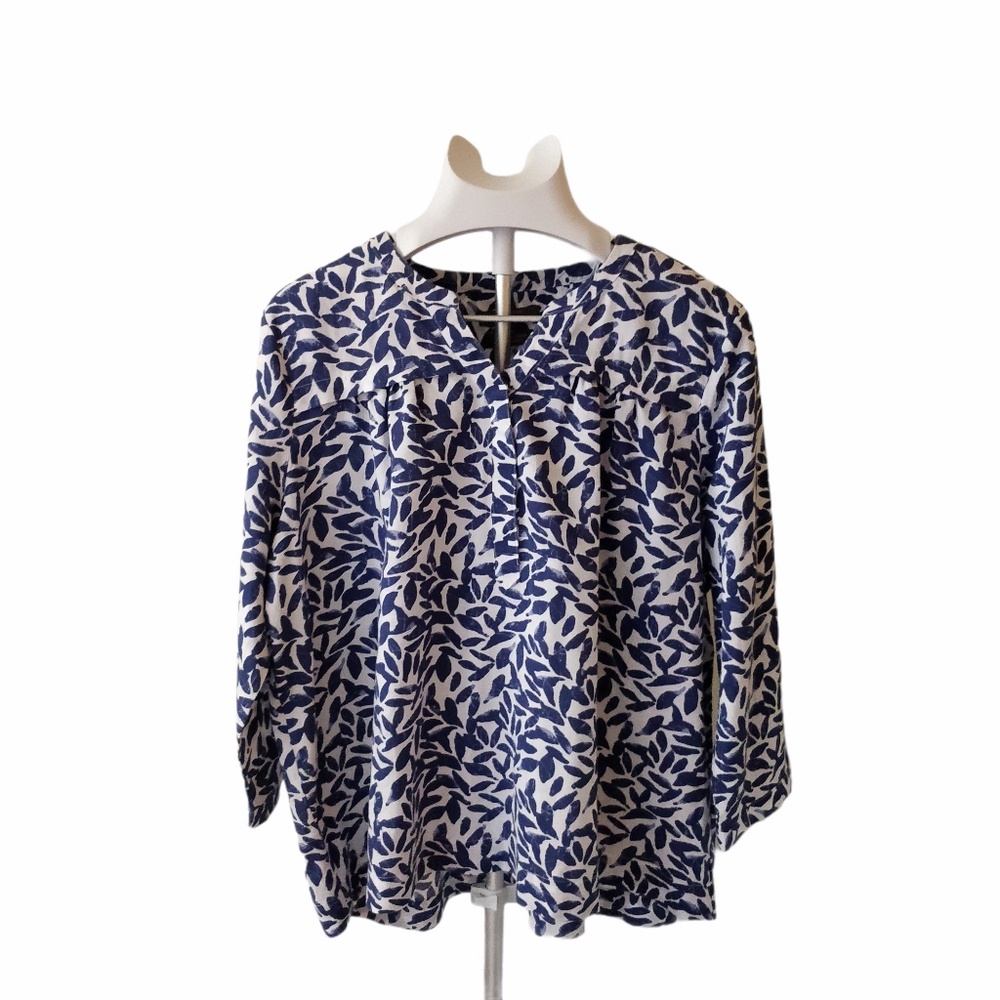 Denver Hayes Linen Blend Top 2XL